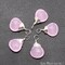 Silver Wire Wrapped Pendant, 17x10mm Drop Connector, Single Bail Gemstone Pendant, DIY Earring, DIY Jewelry, GemMartUSA (SP-50094)